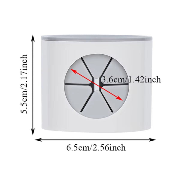 Easy Wall-Mount Toothbrush Organizer