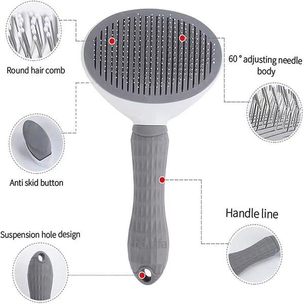 Gentle Pet Grooming Brush