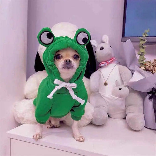 Frog Costume Pet Hoodie