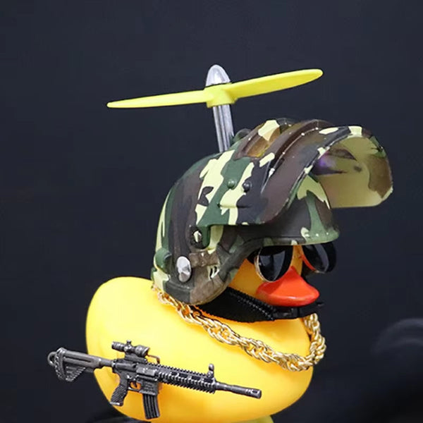 Quirky Helmet Duck Decor